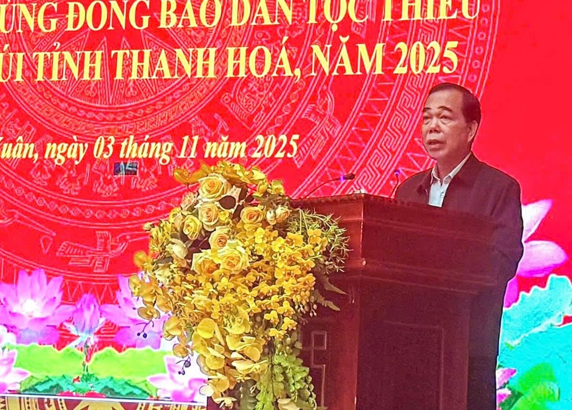 Phát biểu tại hội nghị tuyên truyền, ông Cầm Bá Tường – Phó Giám đốc Sở Dân tộc và Tôn giáo nhấn mạnh vai trò công tác tuyên truyền, giáo dục pháp luật.