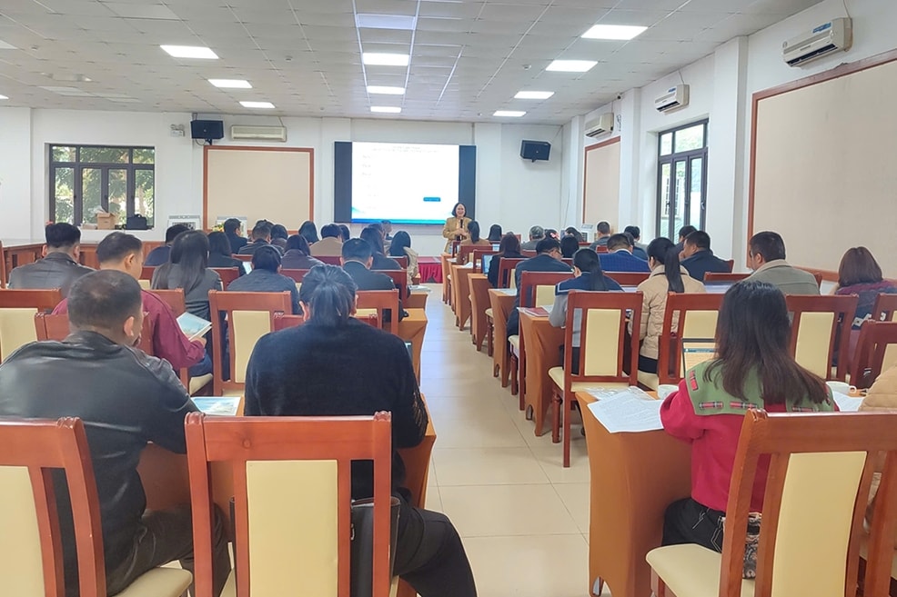 Tại lớp tập huấn các học viên được hướng dẫn kỹ năng thực hiện các dự án bảo tồn văn hoá gắn với du lịch cộng đồng và kỹ năng truyền thông, giám sát Chương trình MTQG  1719