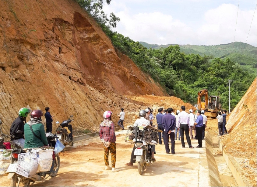 Nhiều khu vực ở miền núi tỉnh Gia Lai có nguy cơ sạt lở khi mua lũ. (Ảnh: P.H)