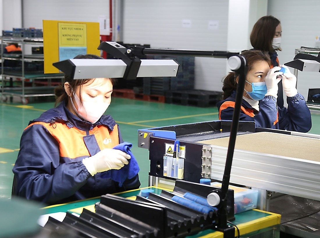 Công ty TNHH JNTC – doanh nghiệp sản xuất linh kiện điện tử, đóng góp tích cực vào tăng trưởng công nghiệp của tỉnh Phú Thọ. (Ảnh minh họa: Kinh tế Môi trường).