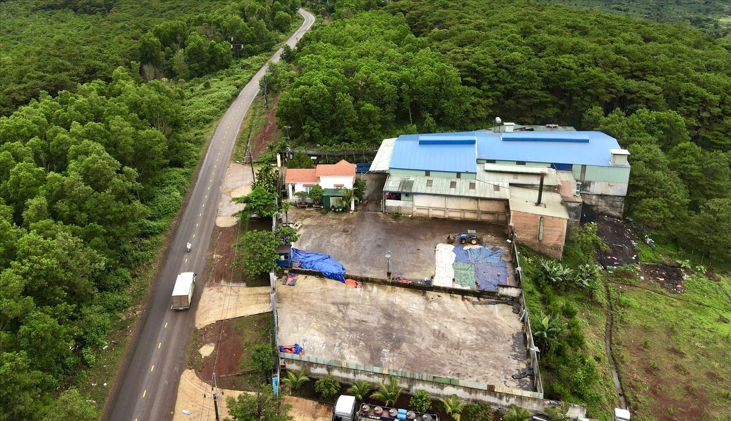 Cơ sở sản xuất cà phê giả của Công ty TNHH một thành viên Nguyên Phát Gia Lai