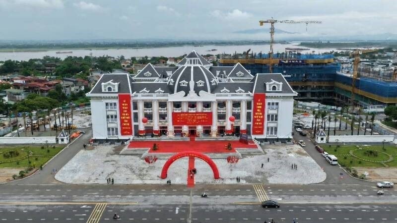 Nhà văn hoá nghệ thuật tỉnh Phú Thọ. (Ảnh: QH)