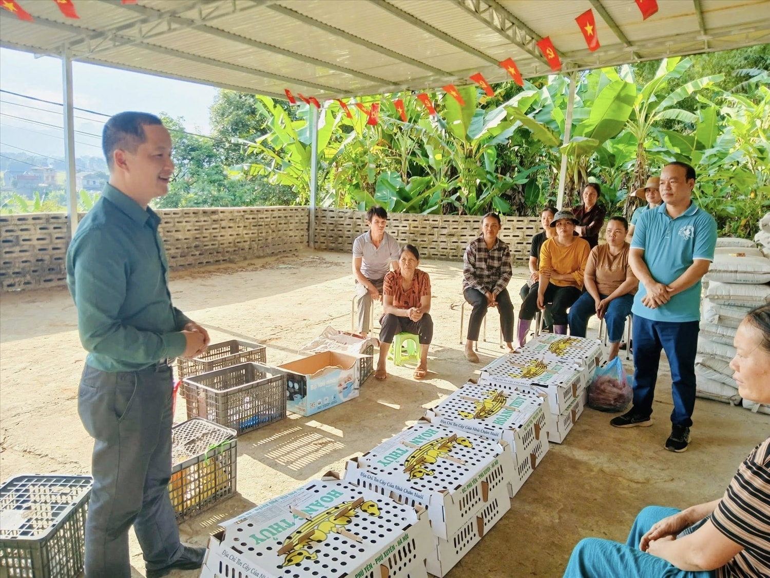 Phường Nùng Trí Cao tổ chức tập huấn, hỗ trợ phát triển sản xuất cho người dân.