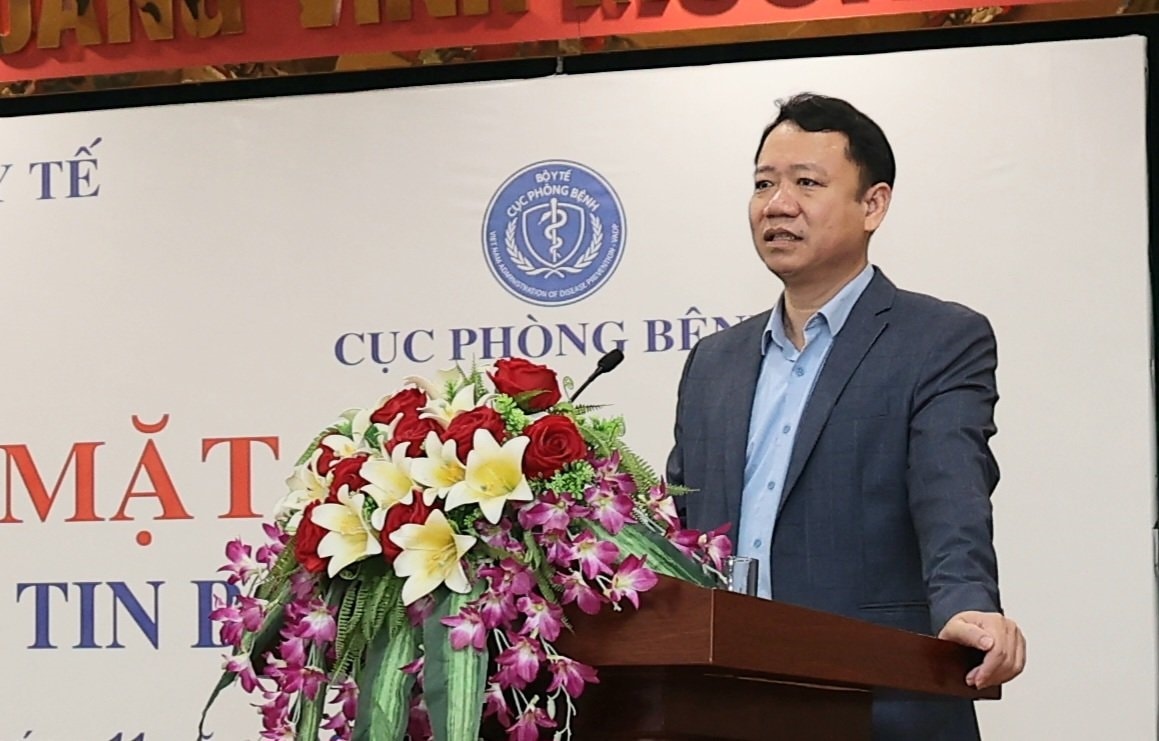 Cục trưởng Cục Dân số Lê Thanh Dũng phát biểu  tại chương trình 