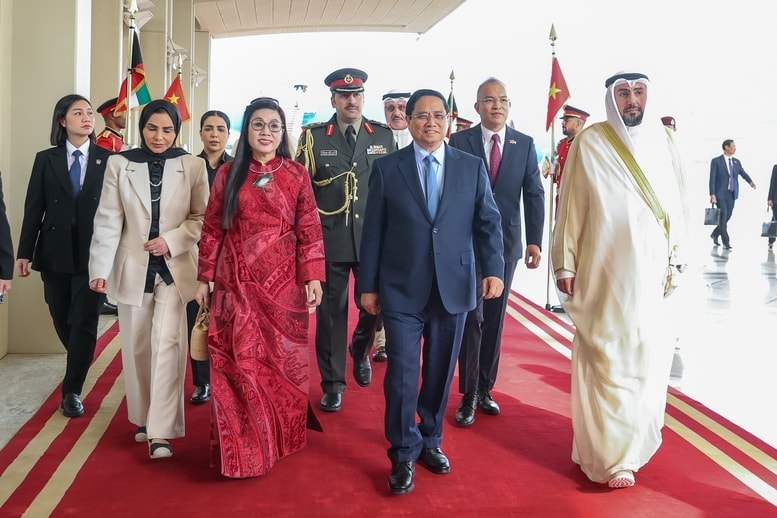 Dự kiến trong chuyến thăm Kuwait lần này, Thủ tướng Phạm Minh Chính sẽ có các cuộc hội đàm, hội kiến với Quốc vương Kuwait, Thủ tướng Kuwait, Hoàng Thái tử Kuwait... - Ảnh: VGP/Nhật Bắc