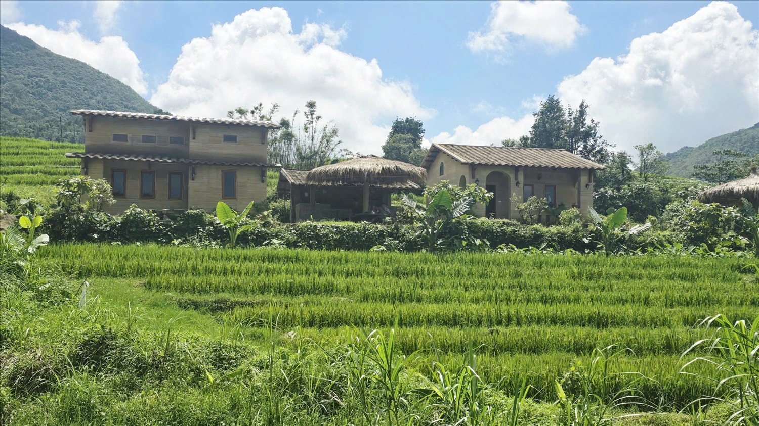 Mô hình homestay của gia đình ông Dường Phúc Thím. Ảnh: Mỹ Dung Mô hình homestay của gia đình ông Dường Phúc Thím. Ảnh: Mỹ Dung