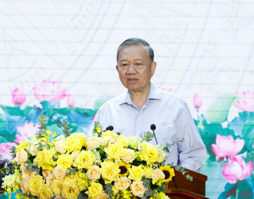 Tổng Bí thư Tô Lâm phát biểu chỉ đạo. (Ảnh: Thống Nhất/TTXVN) Tổng Bí thư Tô Lâm phát biểu chỉ đạo. (Ảnh: Thống Nhất/TTXVN)