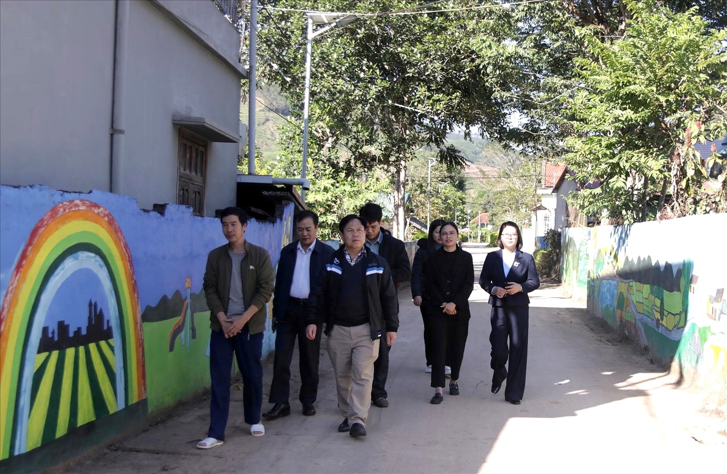 Đoàn công tác của Sở Nông nghiệp và Môi trường tỉnh Lạng Sơn kiểm tra thực tế mô hình khu dân cư nông thôn mới kiểu mẫu tại xã Châu Sơn Đoàn công tác của Sở Nông nghiệp và Môi trường tỉnh Lạng Sơn kiểm tra thực tế mô hình khu dân cư nông thôn mới kiểu mẫu tại xã Châu Sơn