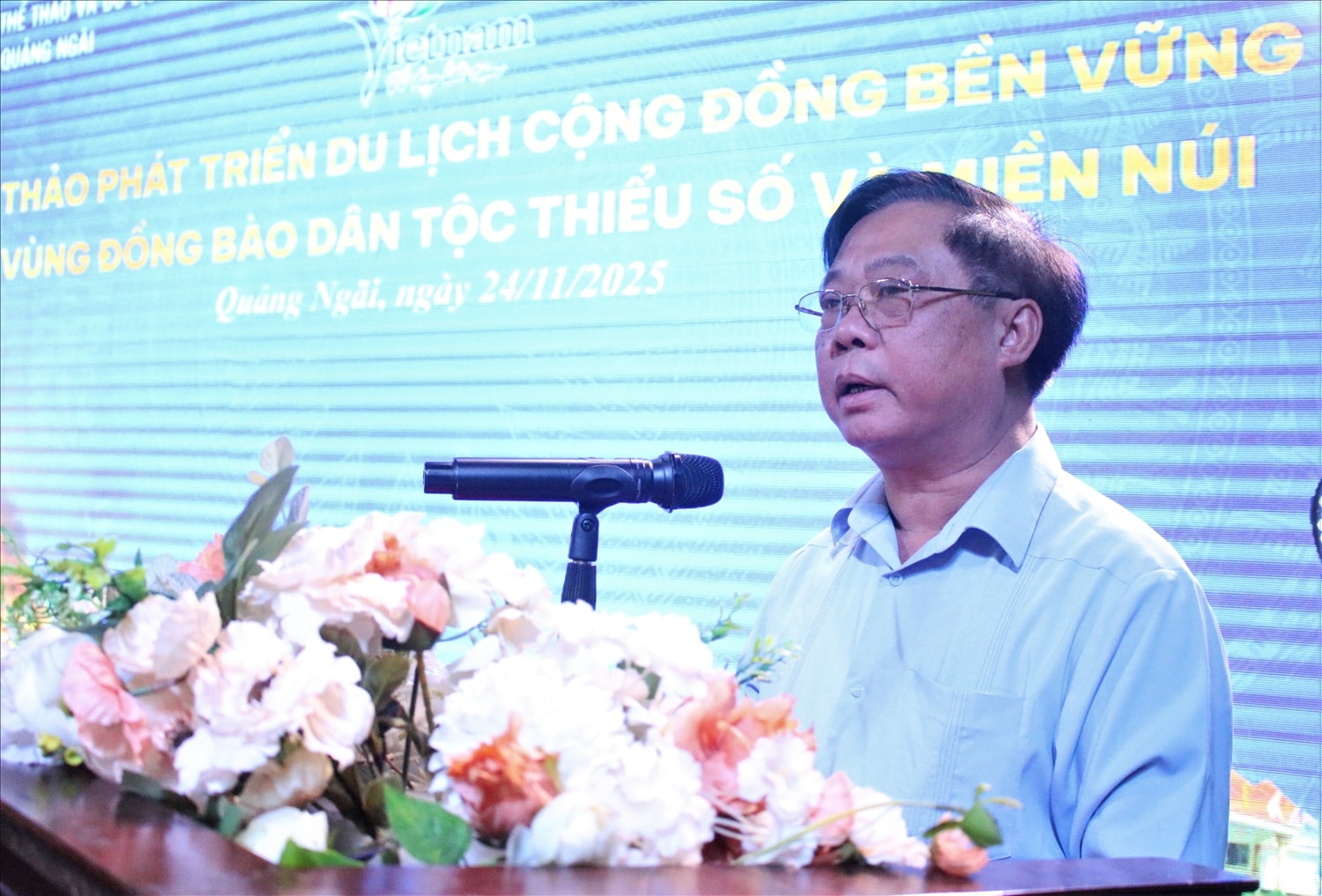 Ông Phạm Văn Thuỷ, Phó Cục trưởng Cục Du lịch Quốc gia Việt Nam phát biểu tại Hội thảo. (Ảnh: Ngọc Chí) Ông Phạm Văn Thuỷ, Phó Cục trưởng Cục Du lịch Quốc gia Việt Nam phát biểu tại Hội thảo. (Ảnh: Ngọc Chí)