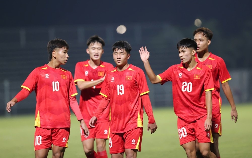 U17 Việt Nam đang có màn thể hiện xuất sắc tại vòng loại U17 châu Á 2026 (Ảnh IT) U17 Việt Nam đang có màn thể hiện xuất sắc tại vòng loại U17 châu Á 2026 (Ảnh IT)