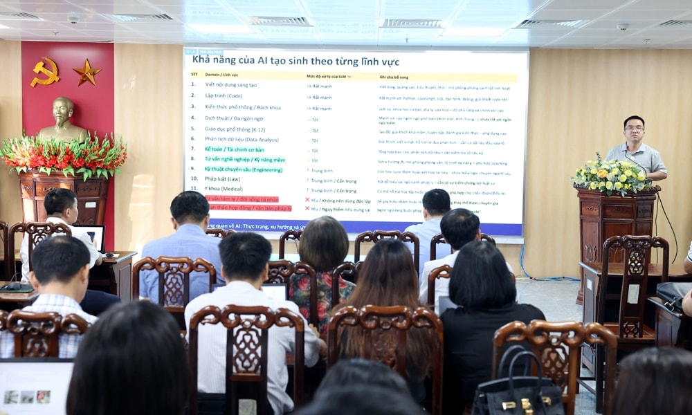 Tuyệt đối không cung cấp thông tin thuộc bí mật nhà nước cho các nền tảng AI công cộng