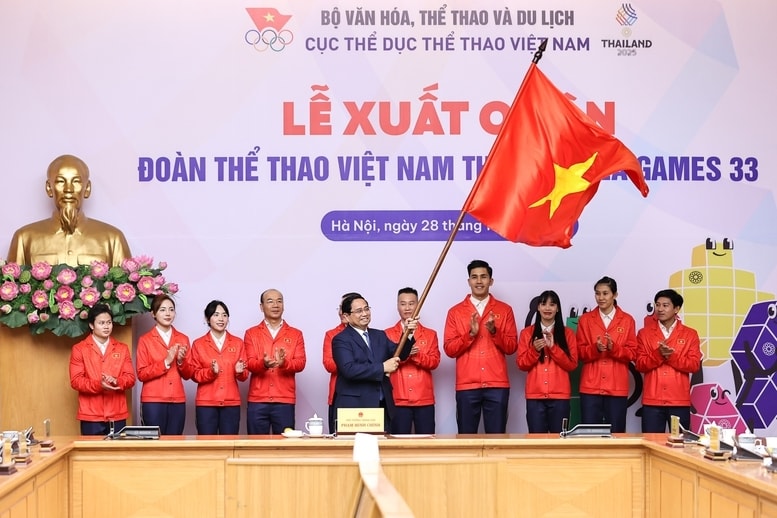 Thủ tướng Chính phủ: Thành công của Đoàn Thể thao Việt Nam tại SEA Games 33 là thành công của quốc gia, dân tộc, là thành công của mỗi công dân Việt Nam - Ảnh: VGP/Nhật Bắc