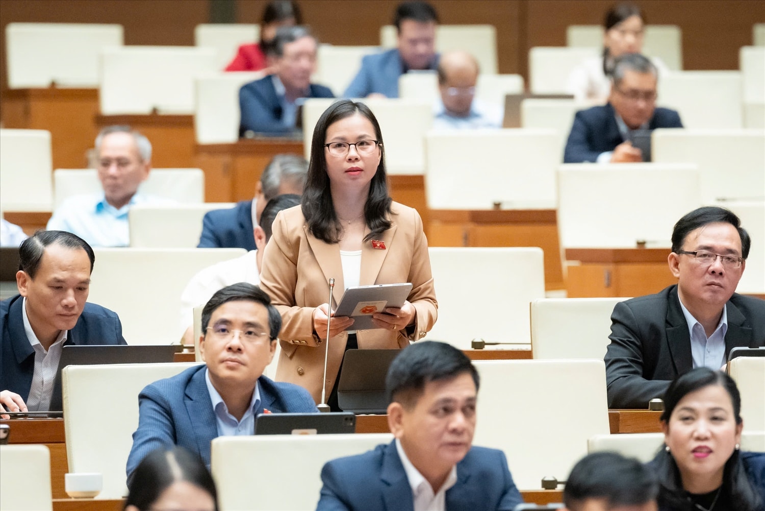 Đại biểu Chu Thị Hồng Thái (Đoàn ĐBQH tỉnh Lạng Sơn)