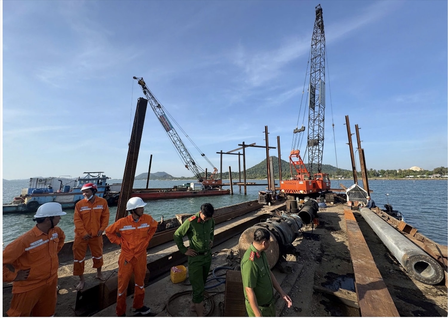 PCAG tranh thù ngày đêm khắc phục  sự cố cáp ngầm Phú Quốc