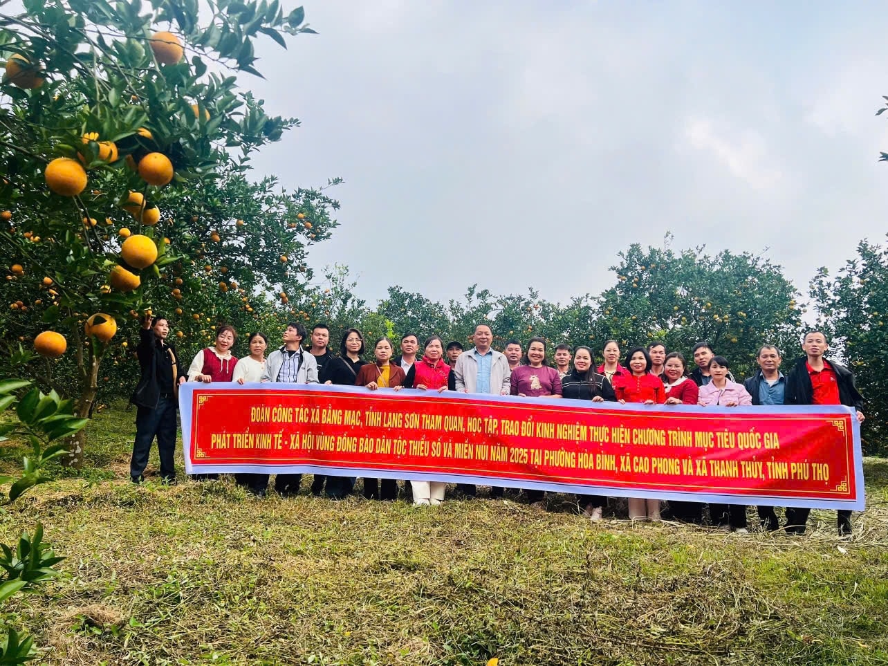 Đoàn đại biểu xã Bằng Mạc  thăm quan học tập, trao đổi kinh nghiệm tại tỉnh Phú Thọ