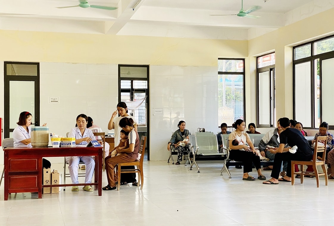 Trạm Y tế Sơn Điện được đầu tư khang trang, tạo điều kiện nâng cao chất lượng khám chữa bệnh ban đầu.