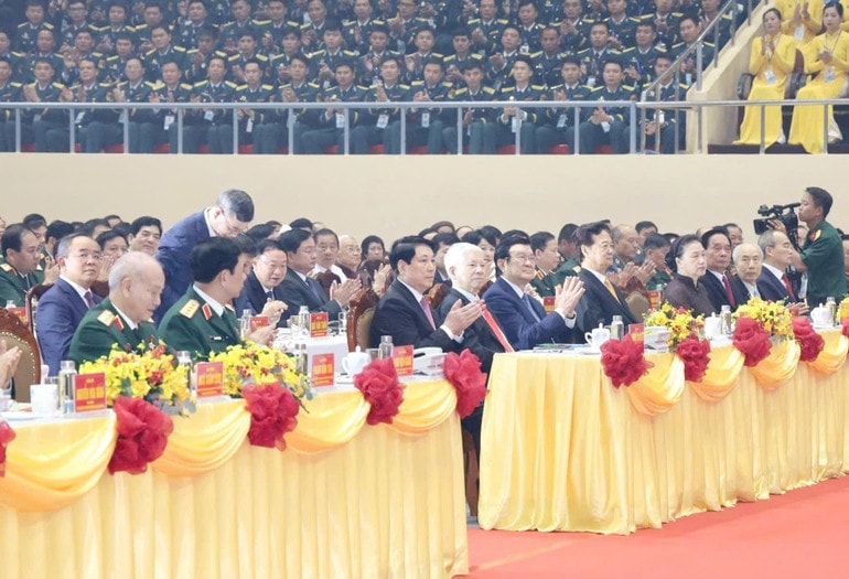 Các đại biểu tham dự Lễ kỷ niệm. (Ảnh: Xuân Kỳ)