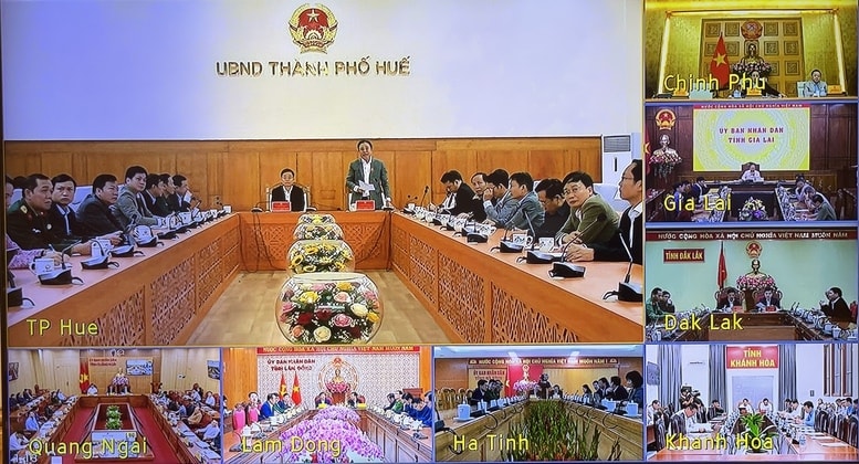 Các địa phương báo cáo tại cuộc họp - Ảnh: VGP/Nhật Bắc Các địa phương báo cáo tại cuộc họp - Ảnh: VGP/Nhật Bắc