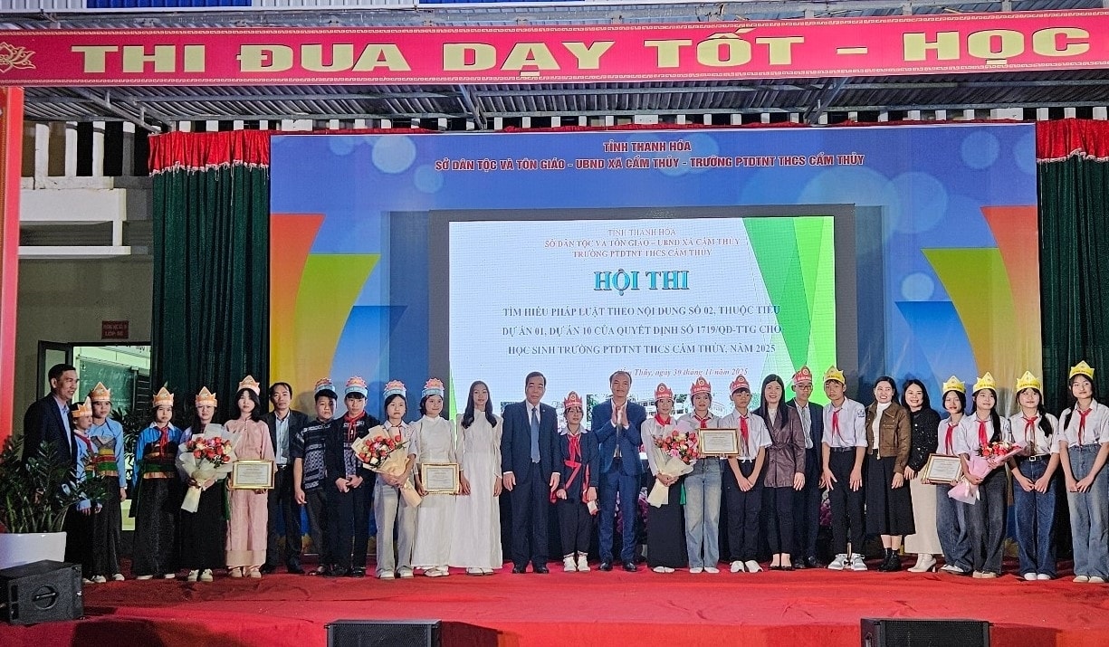 Thông qua cuộc thi, mong muốn các em trở thành các tuyên truyền viên pháp luật tích cực, truyền tải kiến thức đến những người thân trong gia đình, bà con khu dân cư