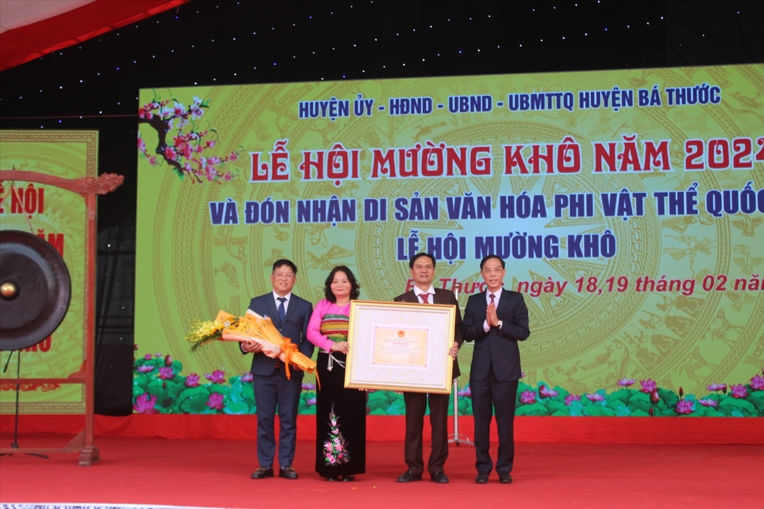 Lễ hội Mường Khô của đồng bào dân tộc Mường được công nhận là Di sản văn hóa phi vật thể Quốc gia