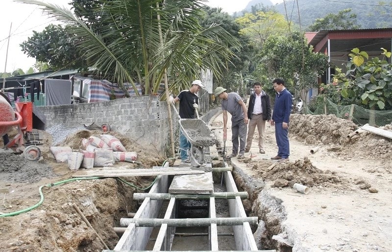 Tranh thủ các nguồn vốn hỗ trợ của Nhà nước, Điền Lư đầu tư hoàn thiện hệ thống hạ tầng kiên cố.