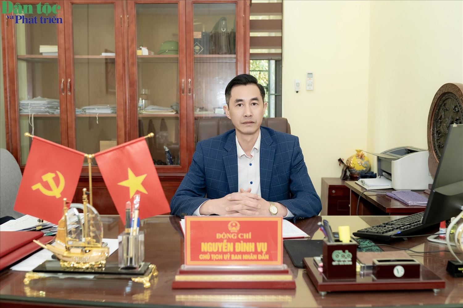 Ông Nguyễn Đình Vụ, Chủ tịch UBND xã Tân Tiến: Dự án 5 về hỗ trợ nhà ở cho hộ nghèo, cận nghèo là một trong những nội dung rất thiết thực của Chương trình MTQG Giảm nghèo bền vững