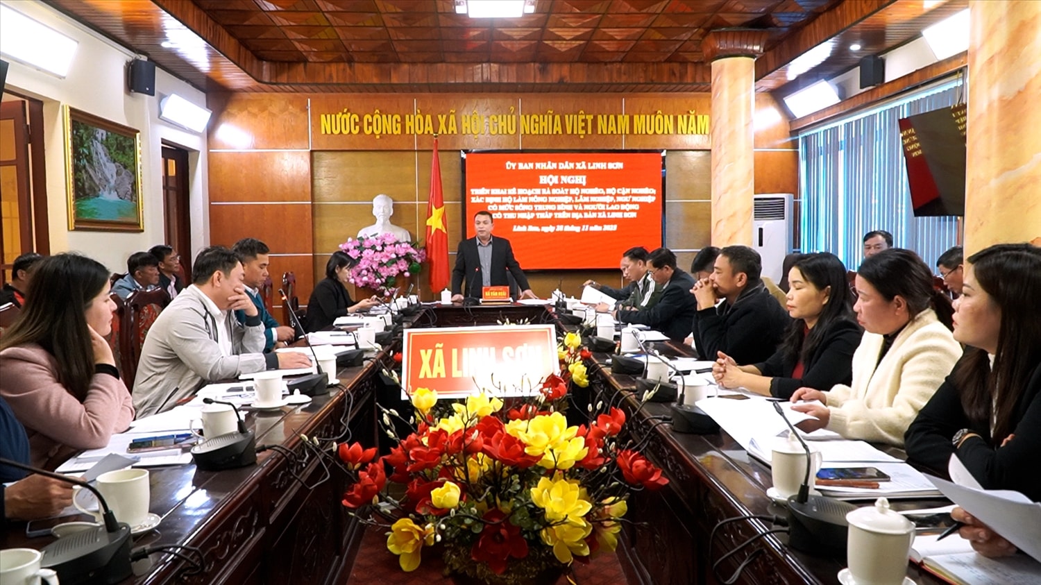 Năm 2025, xã Linh Sơn triển khai kế hoạch điều tra, rà soát hộ nghèo, hộ cận nghèo