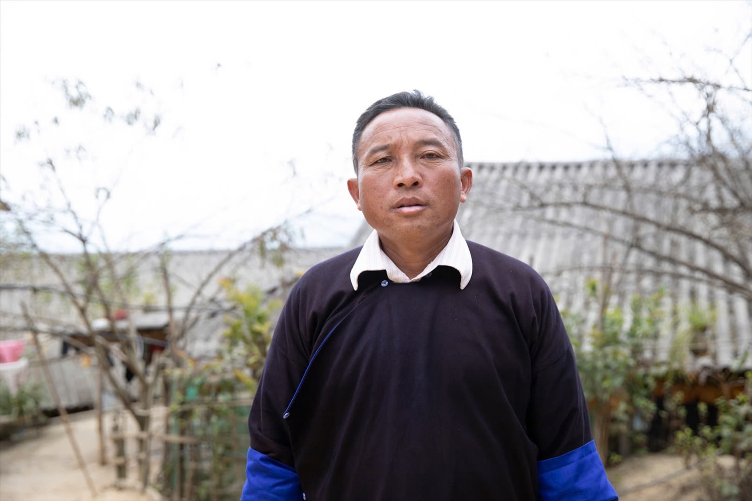 Ông Vàng A Giàng - Người có uy tín thôn Sáng Nhù, xã Mù Cang Chải, tỉnh Lào Cai Ông Vàng A Giàng - Người có uy tín thôn Sáng Nhù, xã Mù Cang Chải, tỉnh Lào Cai