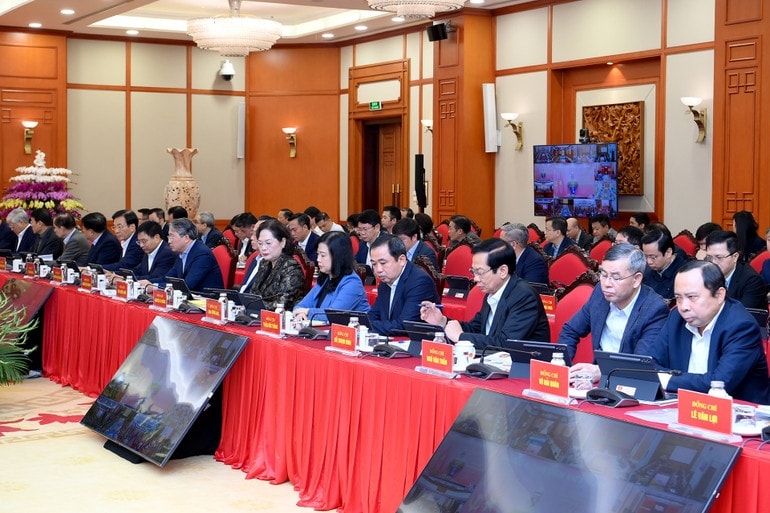Các đại biểu tham dự hội nghị. (Ảnh ĐĂNG KHOA) Các đại biểu tham dự hội nghị. (Ảnh ĐĂNG KHOA)