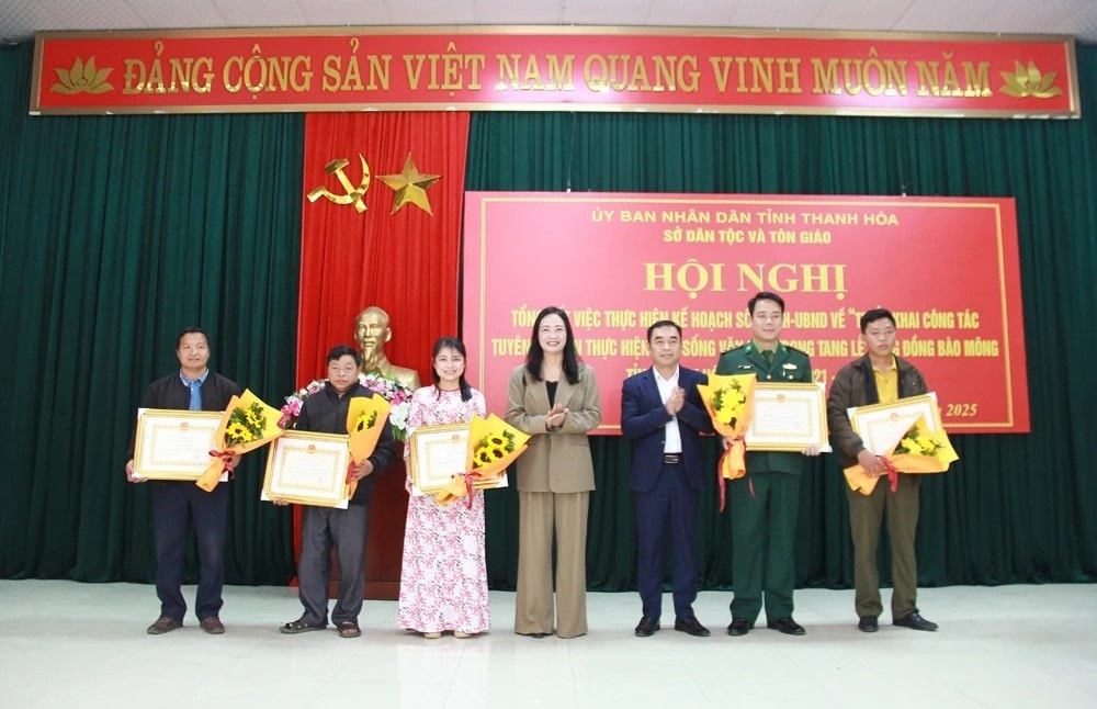 Các tập thể được Chủ tịch UBND tỉnh Thanh Hóa tặng Bằng khen có thành tích xuất sắc trong thực hiện Kế hoạch số 60 giai đoạn 2021-2025.