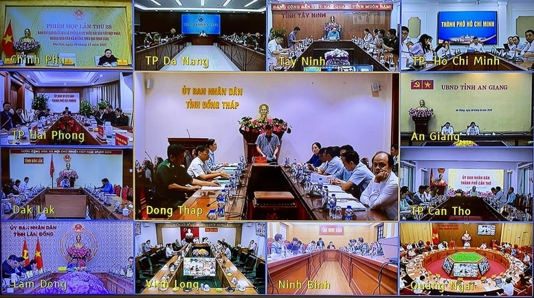 Các địa phương tham dự cuộc họp - Ảnh: VGP/Nhật Bắc