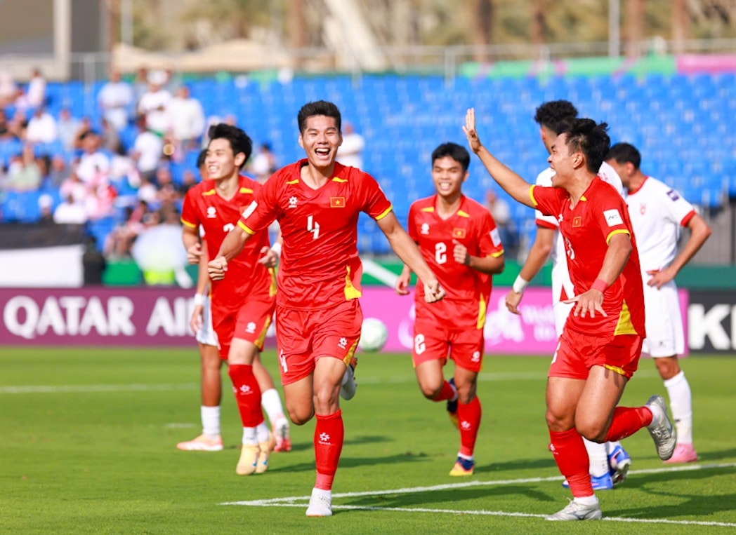 Trận thắng U23 Jordan là cột mốc đáng nhớ của bóng đá trẻ Việt Nam (Ảnh IT)