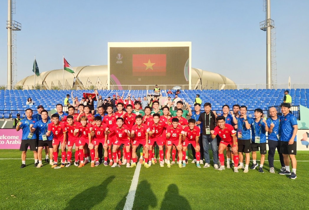 U23 Việt Nam có khởi đầu thuận lợi tại Vòng chung kết U23 châu Á 2026 (Ảnh IT)