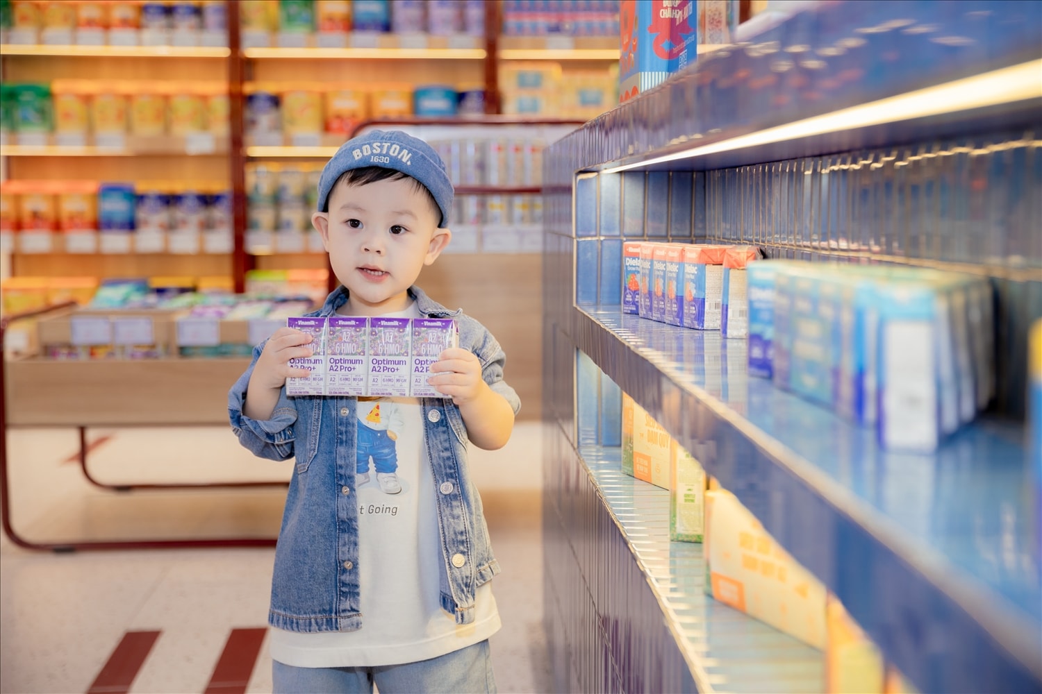 Sản phẩm sữa uống dinh dưỡng Vinamilk Optimum A2 Pro+ mới. Ảnh: Vinamilk