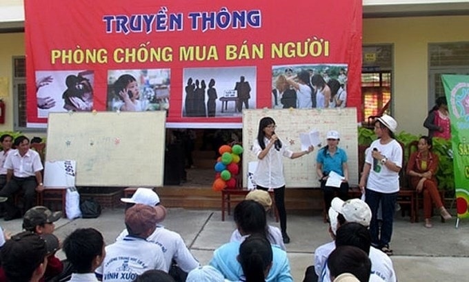 Truyền thông, phổ biến giáo dục pháp luật về phòng, chống mua bán người (Ảnh MH)