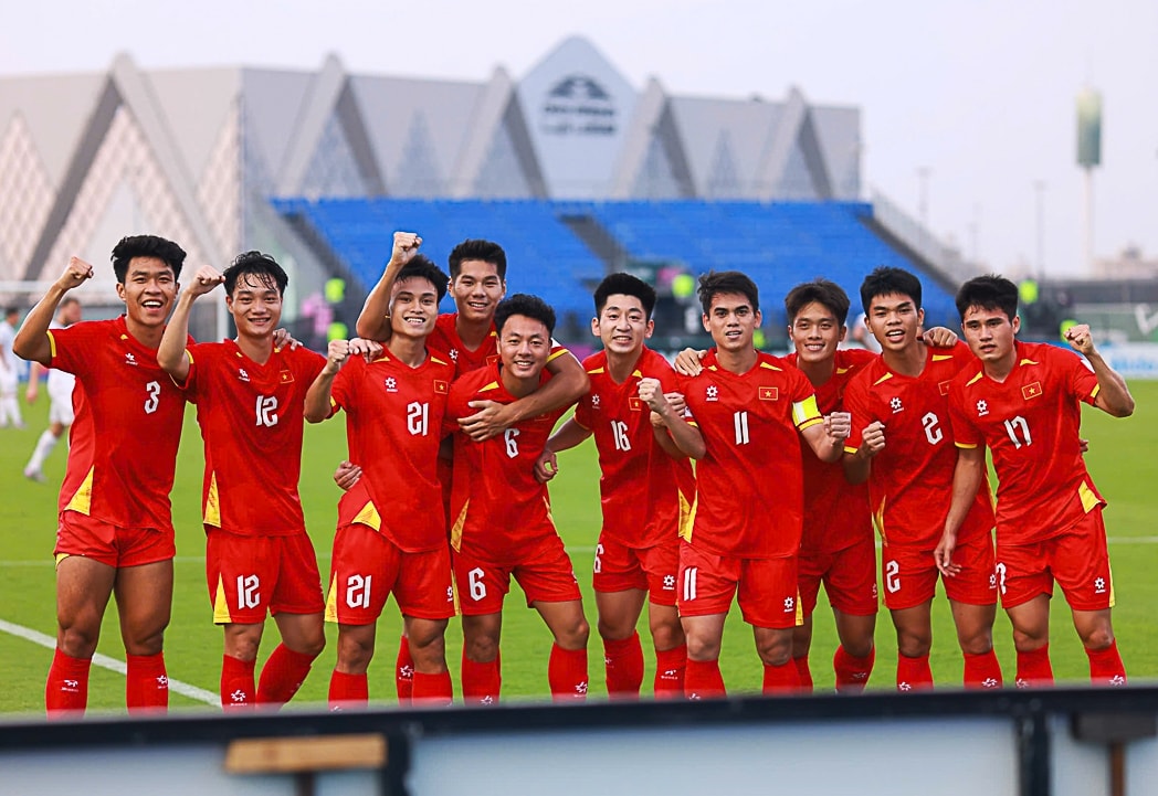 Một kết quả có lợi trước đội chủ nhà sẽ giúp U23 Việt Nam chắc chắn giành được tấm vé vào Tứ kết (Ảnh IT)