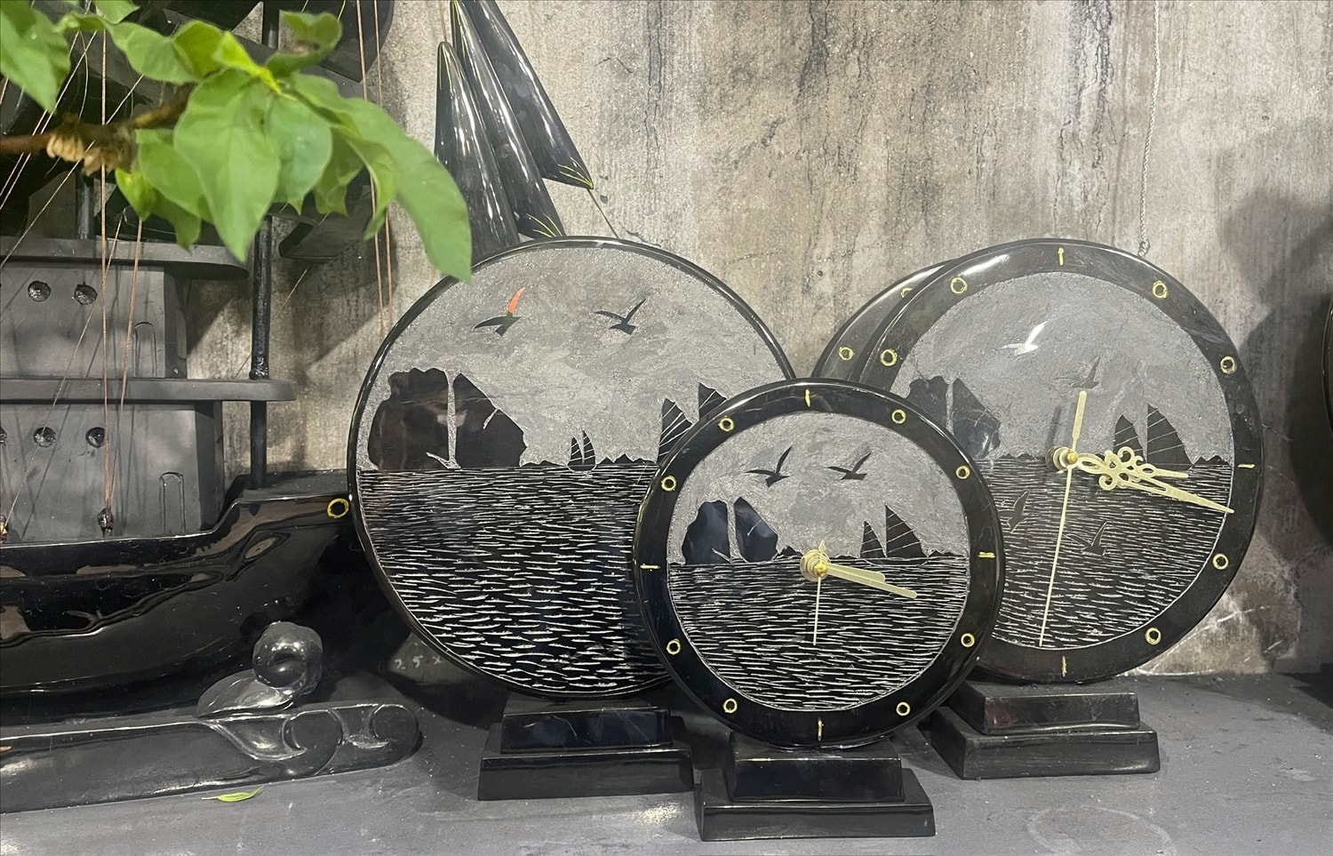 Một trong những tác phẩm điêu khắc được tạo nên từ than đá