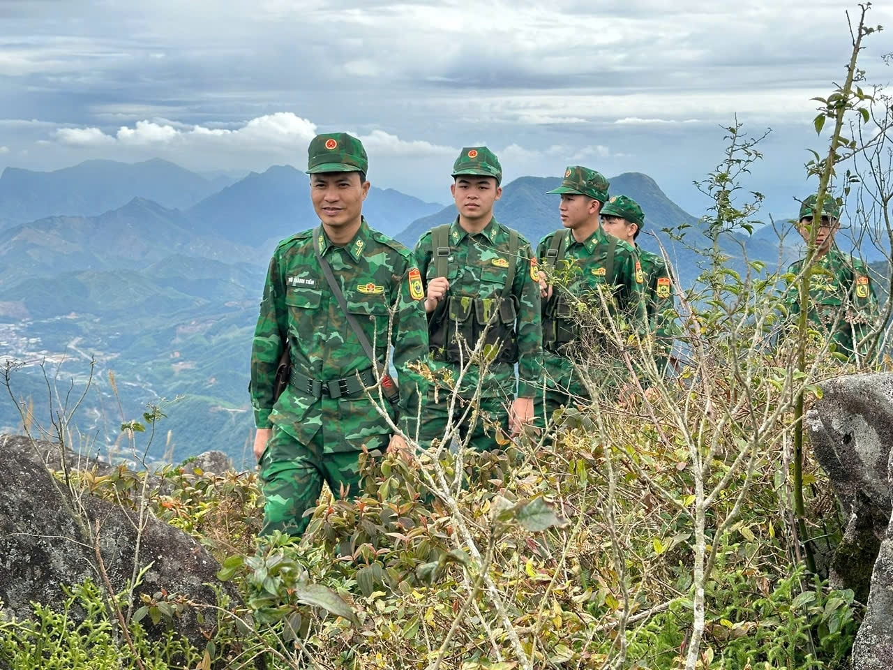 Đồn Biên phòng Quảng Đức tăng cường tuần tra kiểm soát biên giới