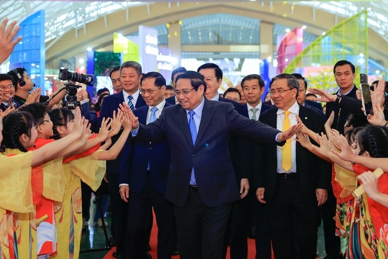 Thủ tướng Phạm Minh Chính dự lễ khai mạc Hội chợ Mùa Xuân lần thứ nhất năm 2026 với chủ đề 