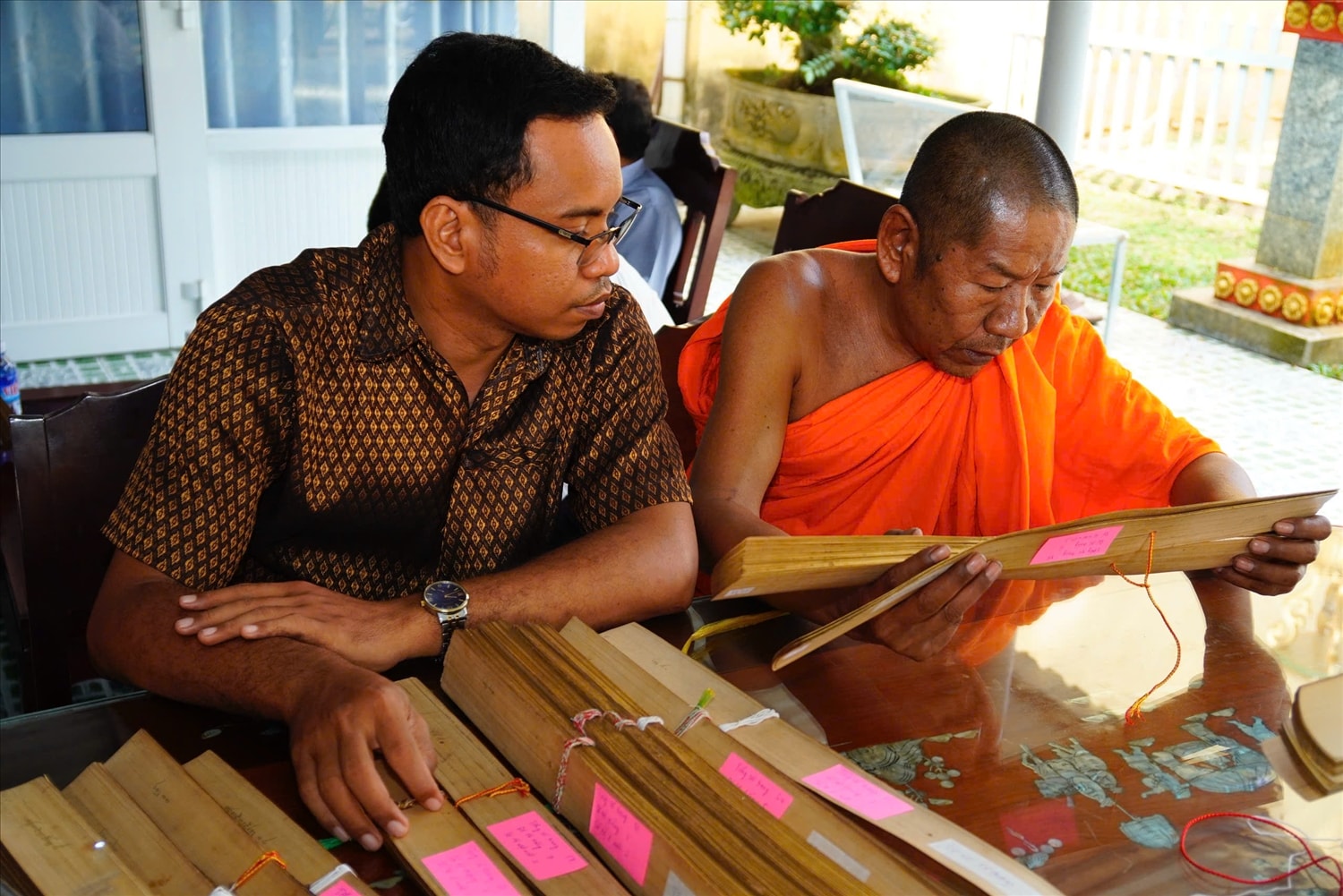 Kinh lá buông hiện được lưu giữ tại nhiều chùa Khmer