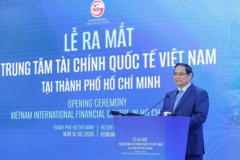 Thủ tướng: Thành công của Trung tâm Tài chính Quốc tế tại TPHCM và Đà Nẵng đòi hỏi trách nhiệm và sự hành động chung của toàn hệ thống chính trị, của mọi người dân, doanh nghiệp và các cá nhân, tổ chức liên quan - Ảnh: VGP/Nhật Bắc