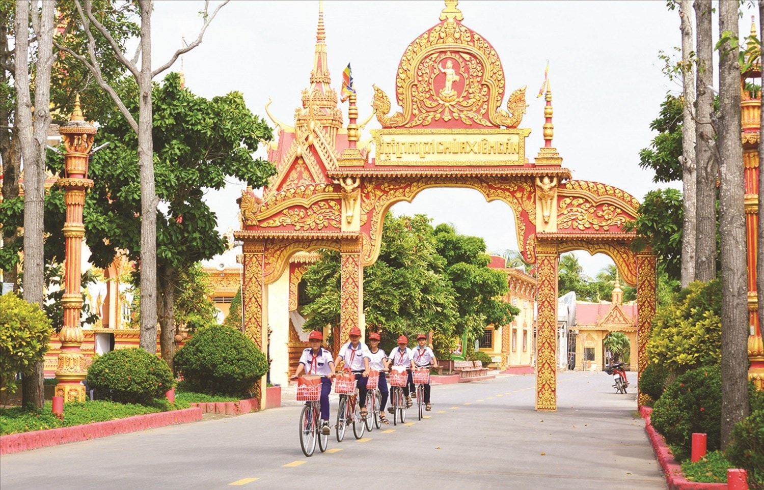 Đổi thay ở vùng đồng bào dân tộc Khmer. Ảnh: TL