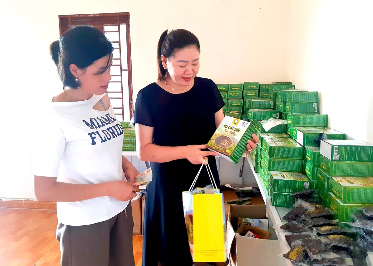 Các sản phẩm từ củ cải trắng ngày càng đa dạng trở thành thương hiệu của Xín Mần