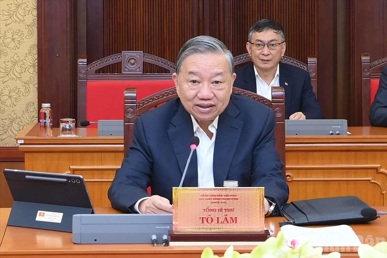 Tổng Bí thư Tô Lâm phát biểu chỉ đạo phiên họp.