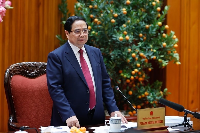 Thủ tướng cũng chỉ rõ một số tồn tại, hạn chế liên quan khuôn khổ pháp lý cần tiếp tục cải thiện - Ảnh: VGP/Nhật Bắc