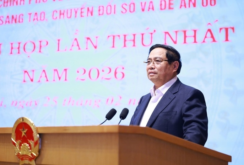 Thủ tướng Phạm Minh Chính, Trưởng Ban Chỉ đạo nhấn mạnh phiên họp có ý nghĩa quan trọng nhằm triển khai hiệu quả các nhiệm vụ, giải pháp trọng tâm theo tinh thần đồng chí Tổng Bí thư Tô Lâm đã chỉ đạo là 