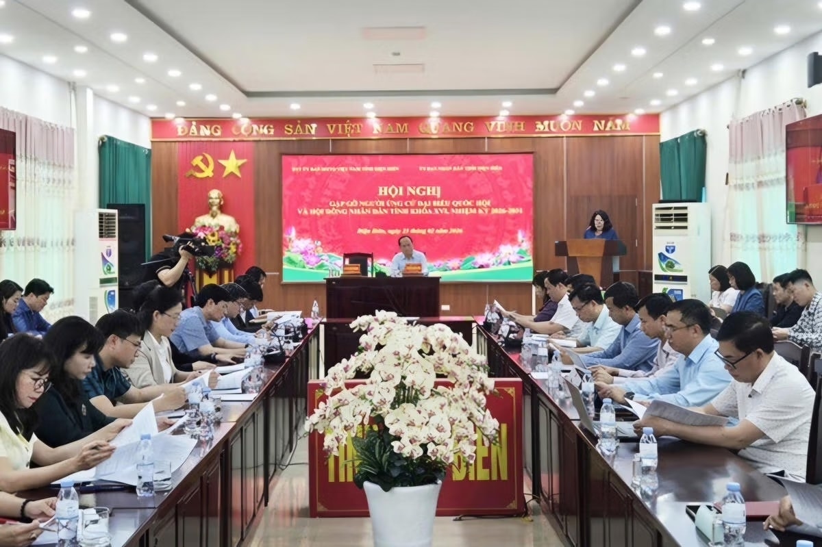  Chiều 25/2, Ban Thường trực Ủy ban MTTQ Việt Nam tỉnh phối hợp với UBND tỉnh tổ chức Hội nghị gặp gỡ người ứng cử đại biểu Quốc hội và đại biểu HĐND tỉnh Điện Biên khóa XVI, nhiệm kỳ 2026 - 2031