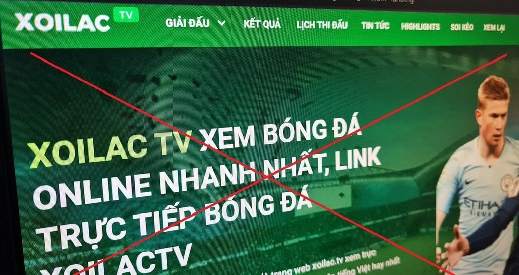 Hệ thống web lậu xoilac bất ngờ dừng hoạt động.