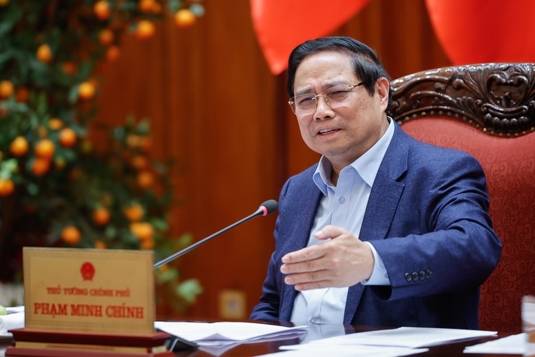 Thủ tướng Phạm Minh Chính đồng ý về nguyên tắc chủ trương giao tỉnh Lai Châu làm cơ quan chủ quản dự án đầu tư tuyến cao tốc Bảo Hà – Lai Châu- Ảnh: VGP/Nhật Bắc