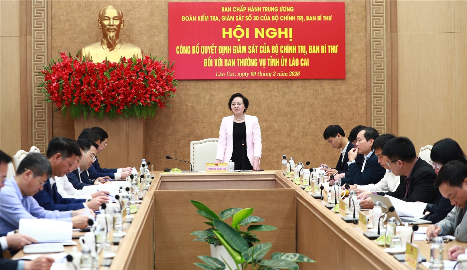 Phó Thủ tướng Phạm Thị Thanh Trà phát biểu tại hội nghị (Ảnh Trọng Bảo)